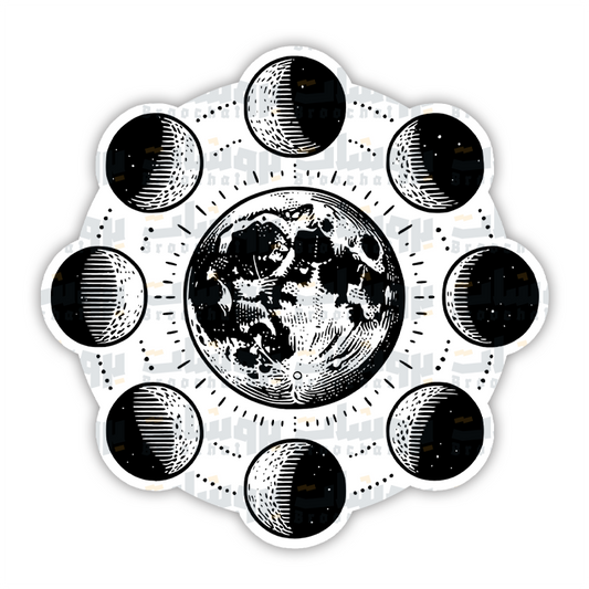 Moon Phases Sticker