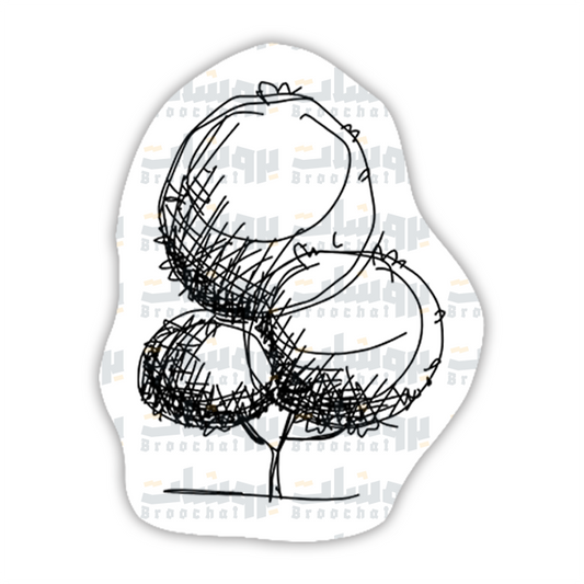 Tree Drawing Sticker