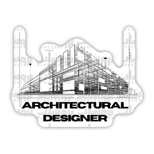 Architect Building Design Sticker