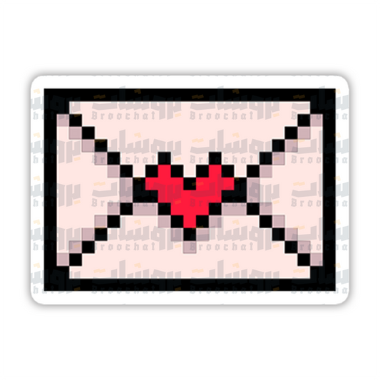 Pixel Envelope Sticker