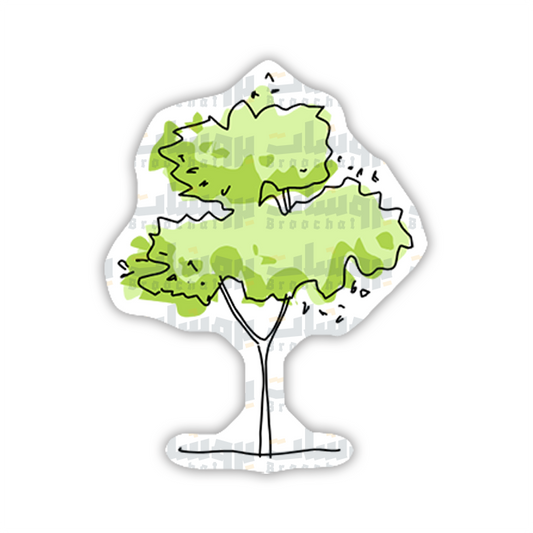 Tree sketch Sticker