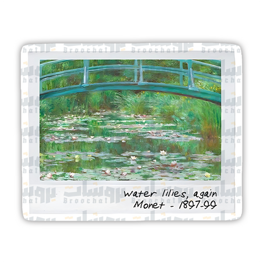 Water Lily Pond Sticker