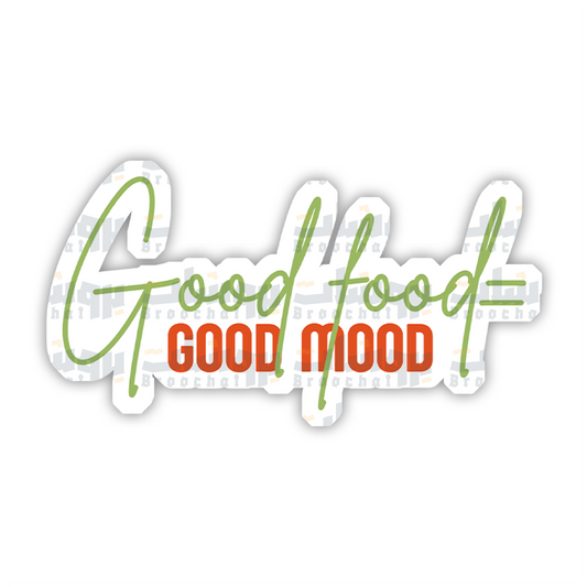 good food good mood Sticker