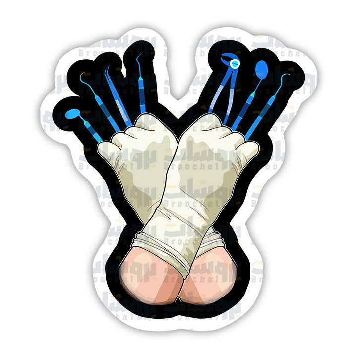 Dentist Tools Sticker