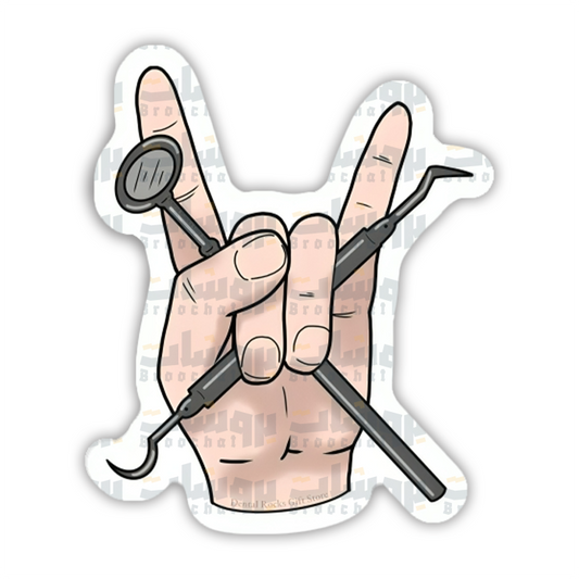 Dental Rocks Sticker