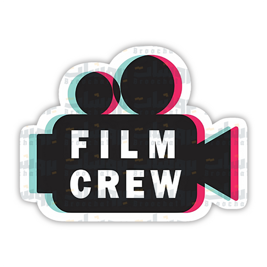 Film crew Sticker