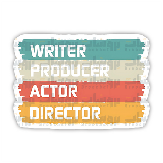 film crew Sticker