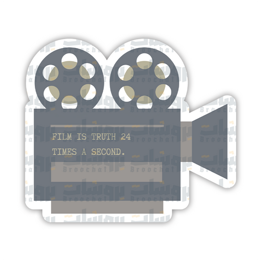 film is truth 24 times a second Sticker