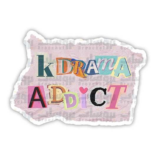 Kdrama addict Sticker