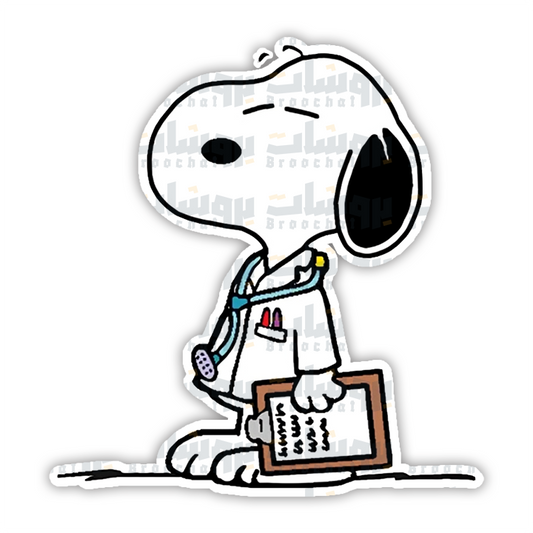 snoopy doctor Sticker