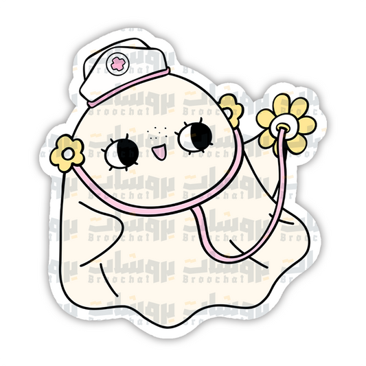 ghost doctor Sticker