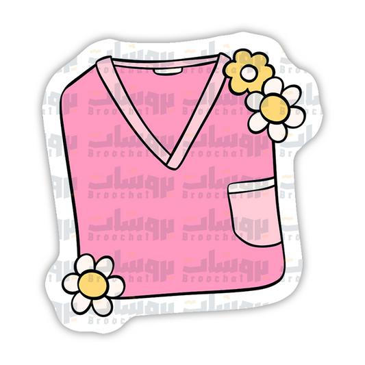 Nursing scrub Sticker