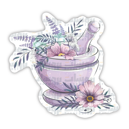 Mortar and pestle Sticker