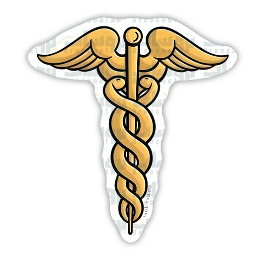 Caduceus Sticker