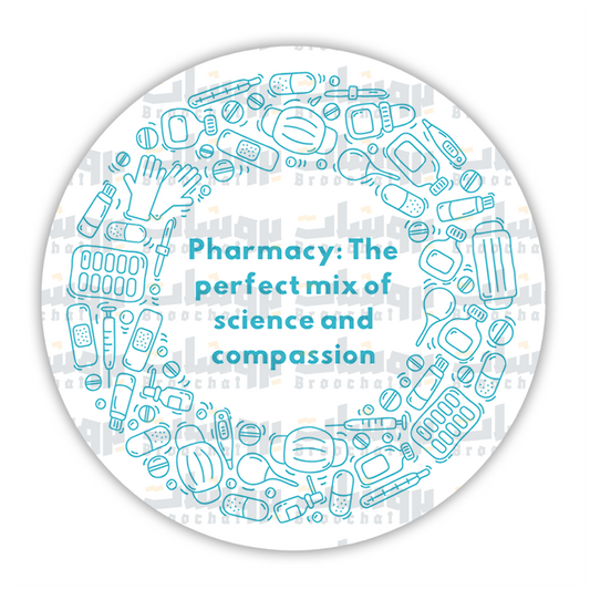 Pharmacy: The perfect mix of science and compassion Sticker