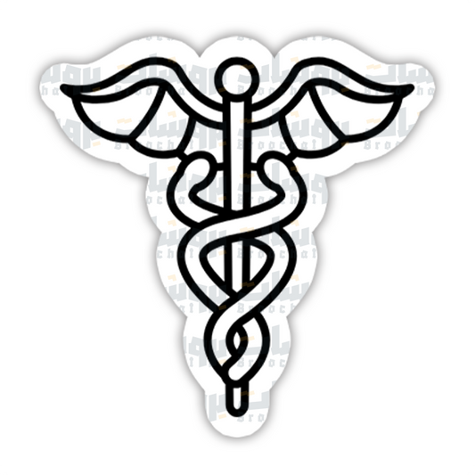 Caduceus Sticker