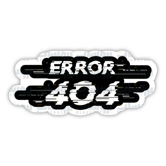 Error 404 Sticker
