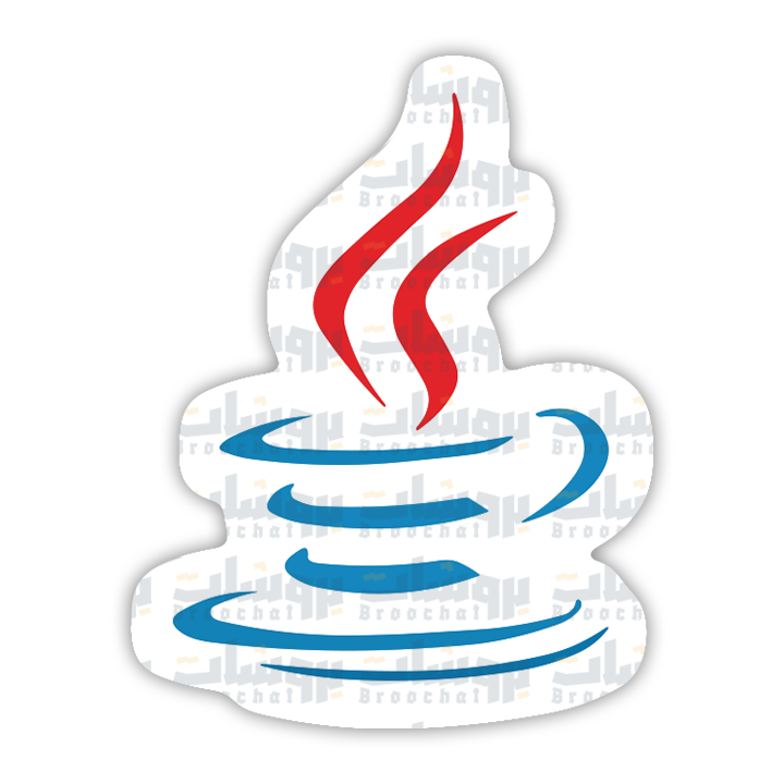 Java logo Sticker – Broochat Store | متجر بروشات