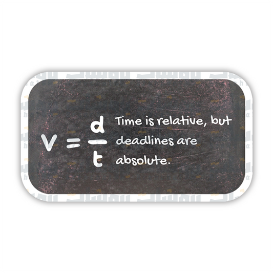 Time is relative Sticker