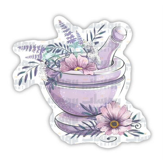 Mortar and pestle Sticker
